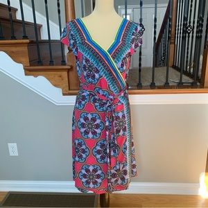 Nicole Miller Wrap Dress Sz XL